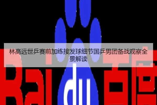 林高远世乒赛前加练接发球细节国乒男团备战观察全景解读